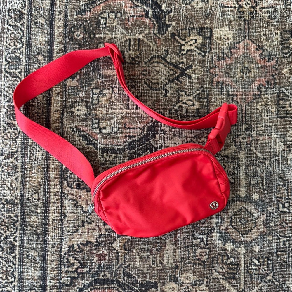 Lululemon Red Belt Bag